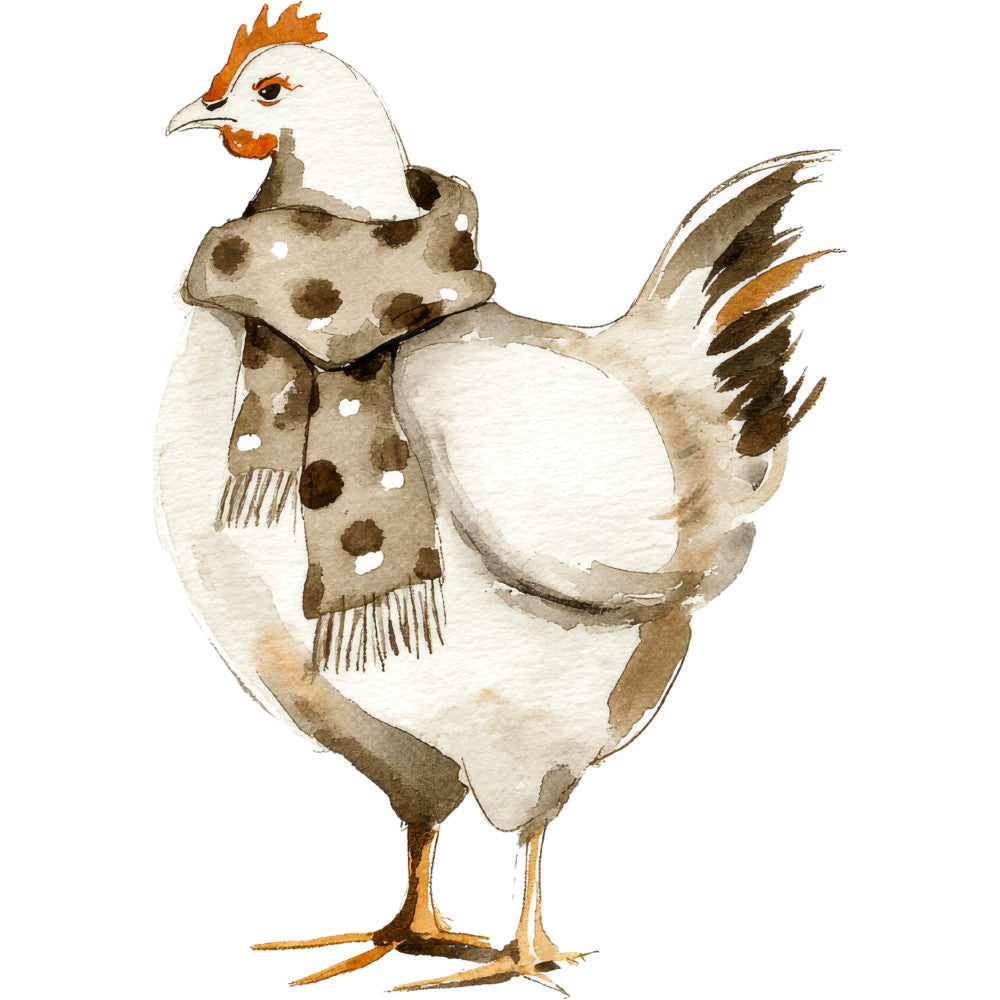 Rustic Barnyard Birds Fabric Panel 7