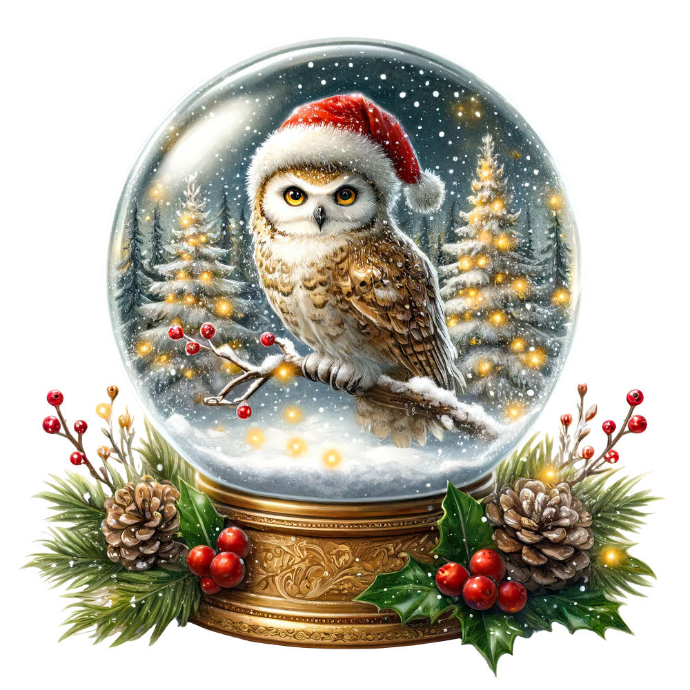 Christmas Snow Globes Fabric Panel 42