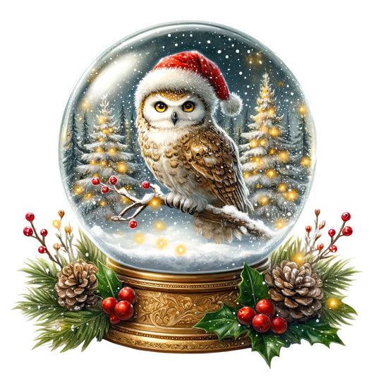 Christmas Snow Globes Fabric Panel 42
