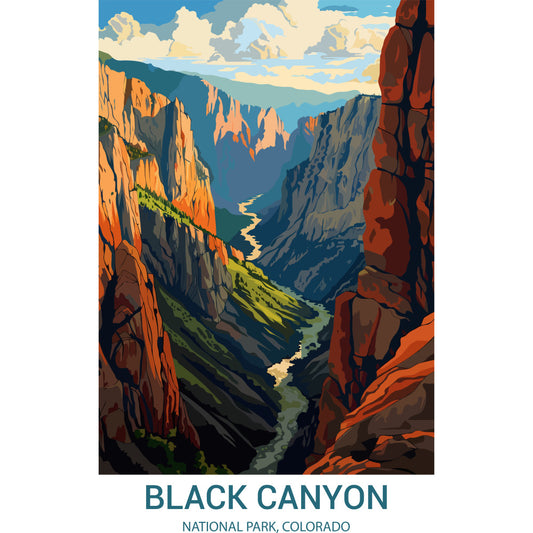 National Parks Posters Fabric Panel 57
