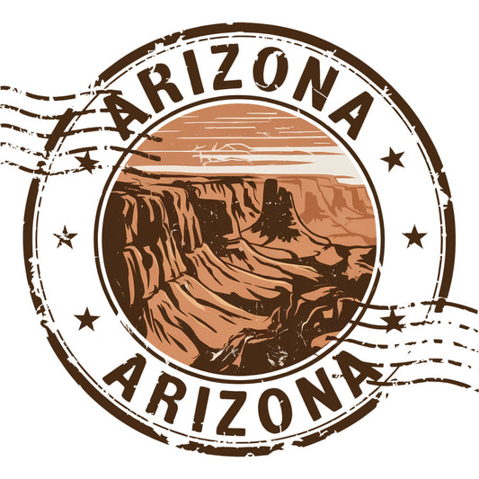 State Stamp Fabric Panel 11