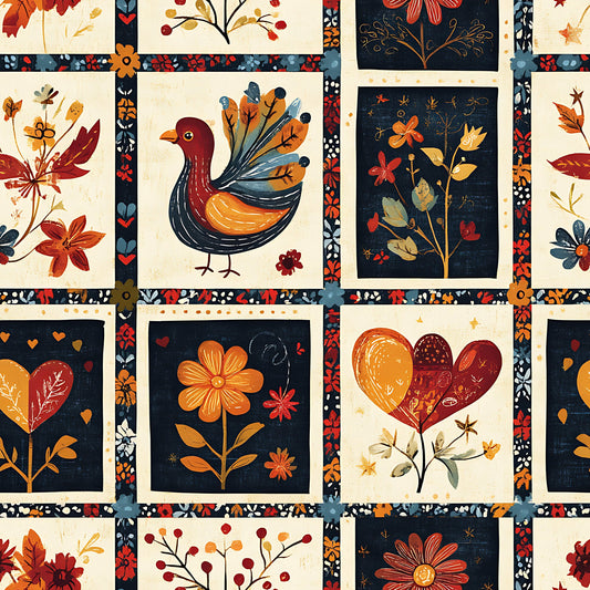 Grateful Threads Pattern 9 Quilting Cotton Fabric