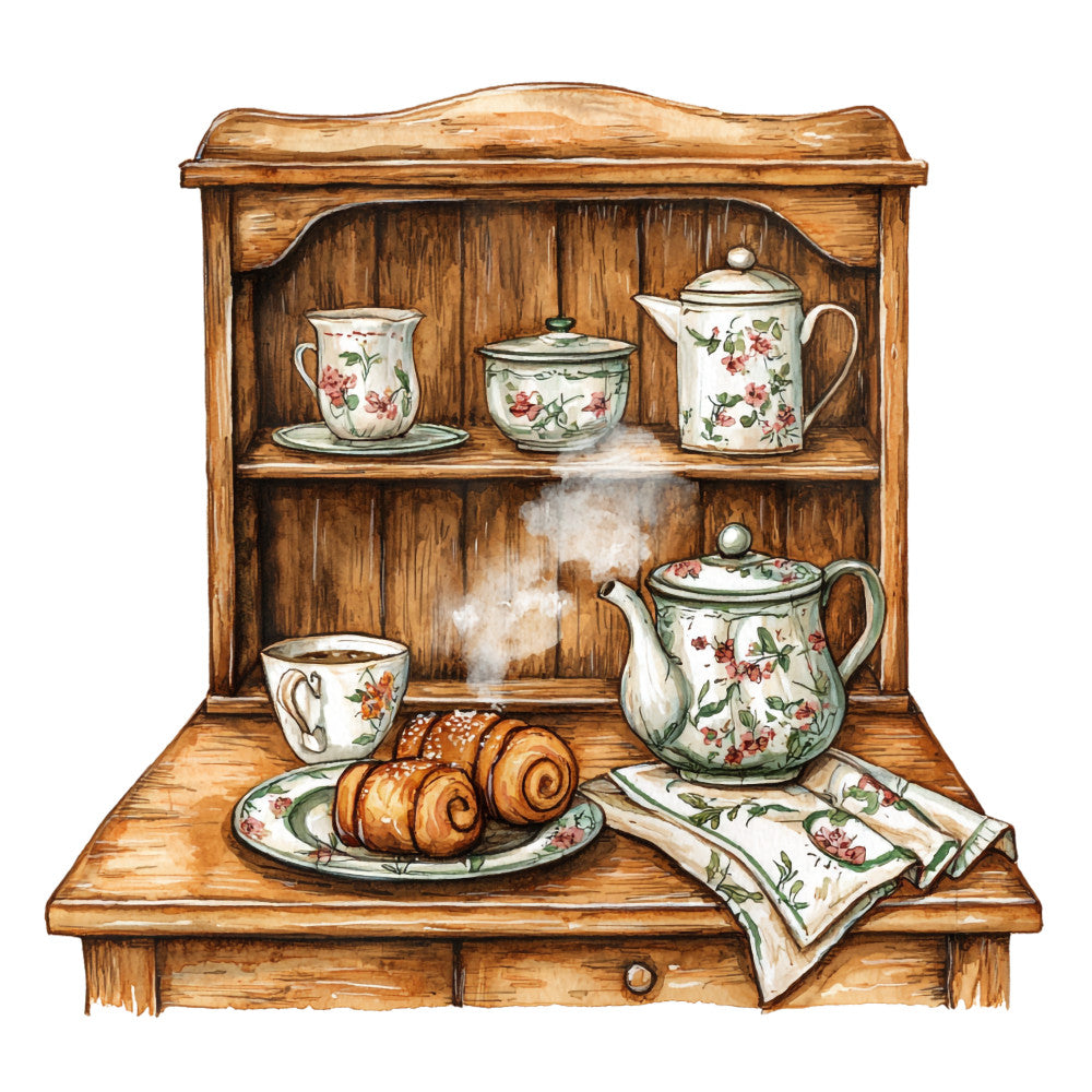 Country Kitchen Fabric Panel 17