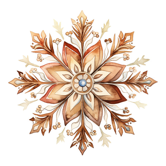 Antique Christmas Fabric Panel 6