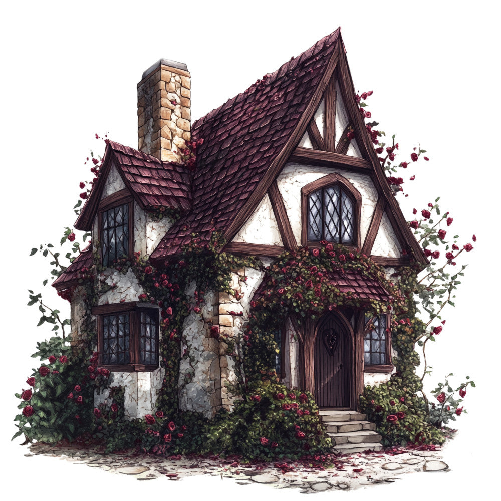 Gothic Cottage Fabric Panel 29