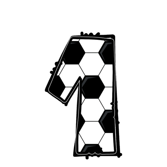 black and white, geometric, hexagon, modern, contemporary, abstract, monochromatic, soccer ball, football, sports, athletic, youth, boys, girls, kids, children, school, team, masculine, bold, high contrast, graphic, minimalist, casual, fun, playful, educational