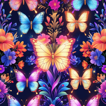 Luminous Wings Pattern 28 Minky Fabric