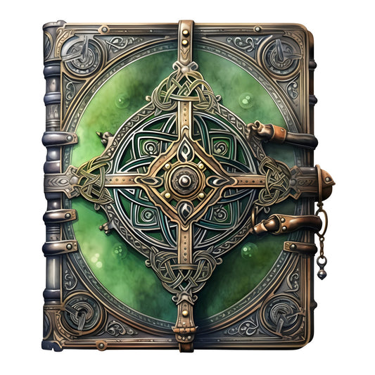 Celtic Symbols Fabric Panel 17