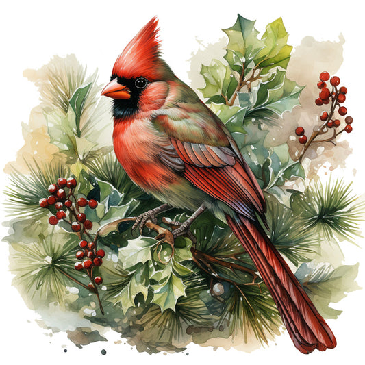Elegant Christmas Fabric Panel 43