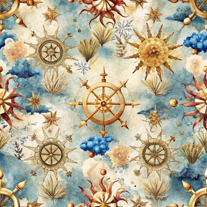 Reef Reverie Pattern 10 Minky Fabric