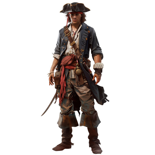 Pirate Jolly Fabric Panel 11