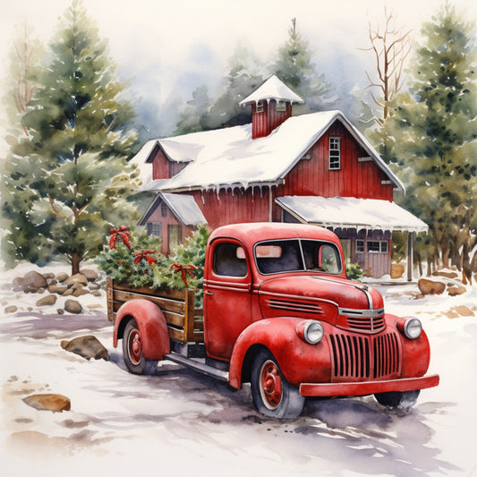 A Country Christmas Fabric Panel 65