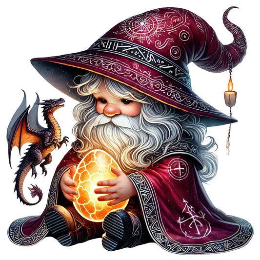 Wizard Gnomes Fabric Panel 19