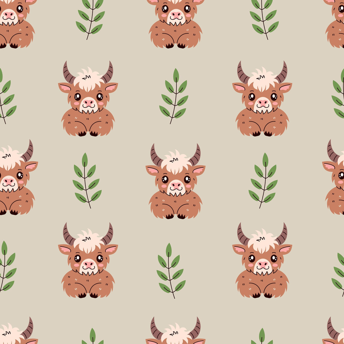 Moo Meadow Pattern 3 Minky Fabric