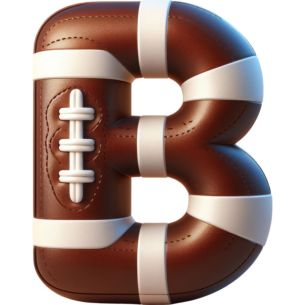 Football Alphabet Fabric Panel 11