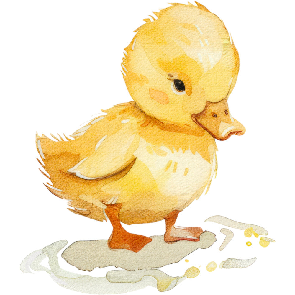 Watercolor Farm Fabric Panel 99