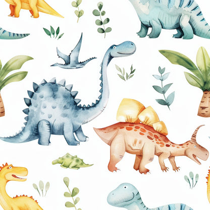Prehistoric Pals Pattern 8 Minky Fabric