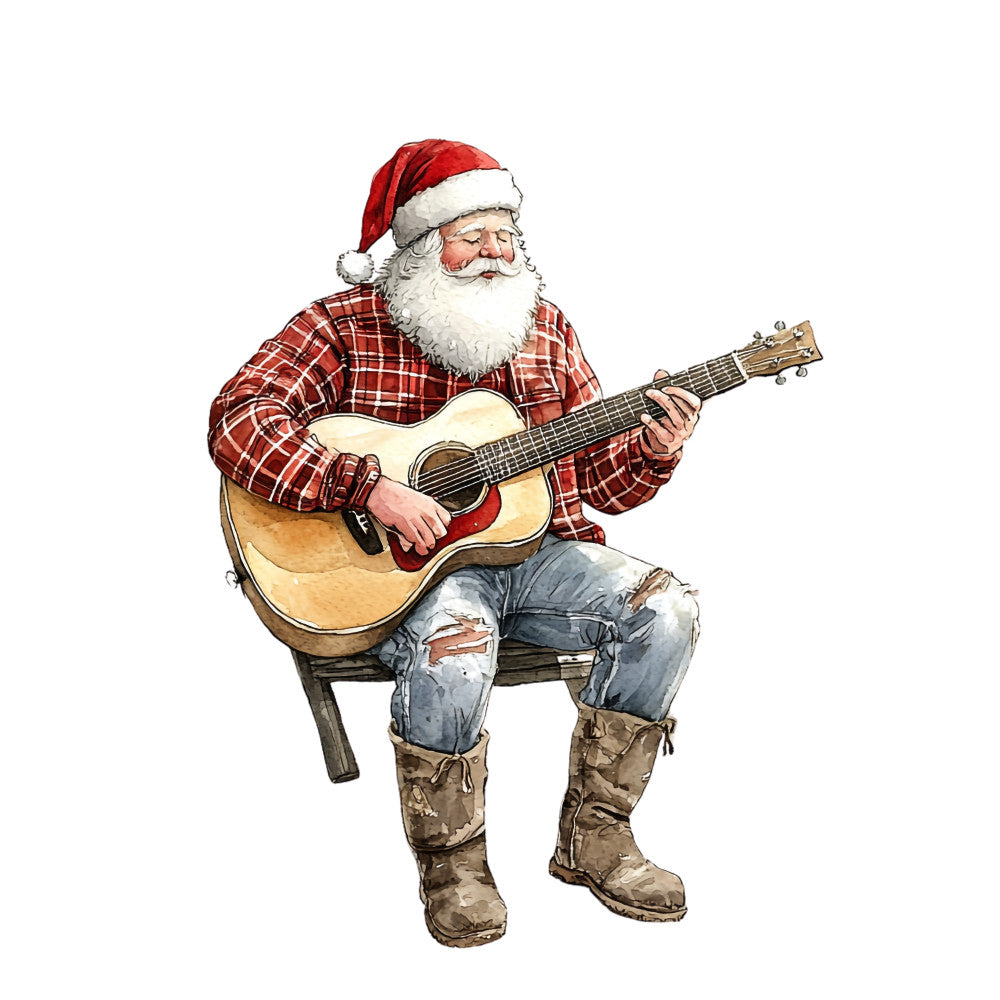 Santas Day Off Fabric Panel 8