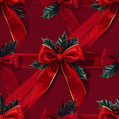 Velvet Noel Garden Pattern 13 Minky Fabric