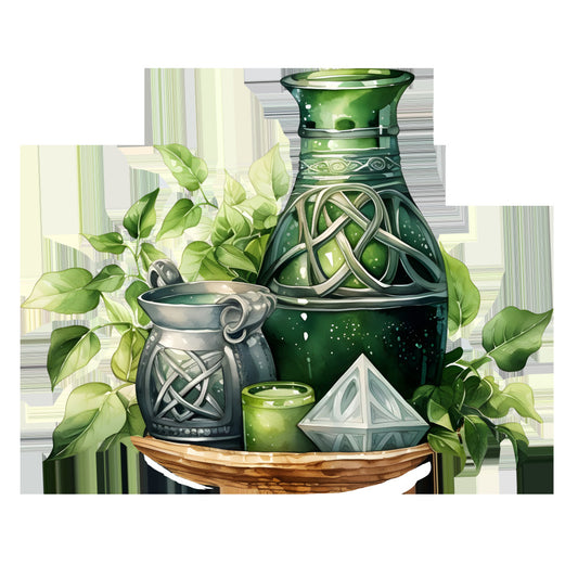 Celtic Symbols Fabric Panel 8