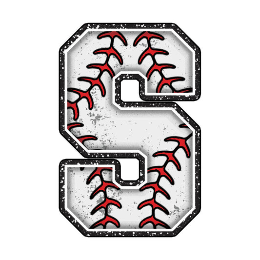 Baseball Alphabet Fabric Panel 28