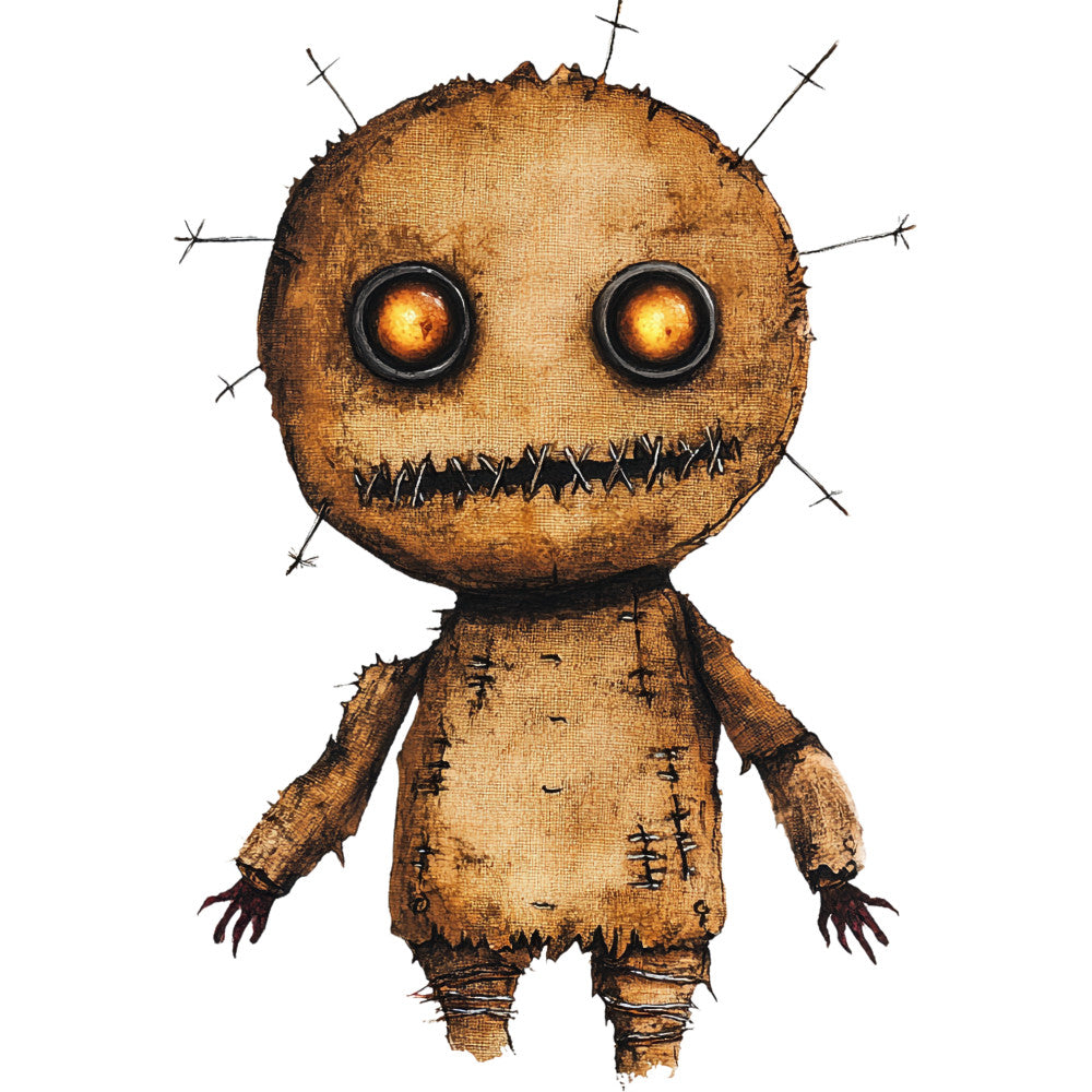 Colorful Voodoo Dolls Fabric Panel 17