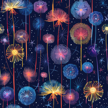 Starlit Wishes Pattern 10 Minky Fabric