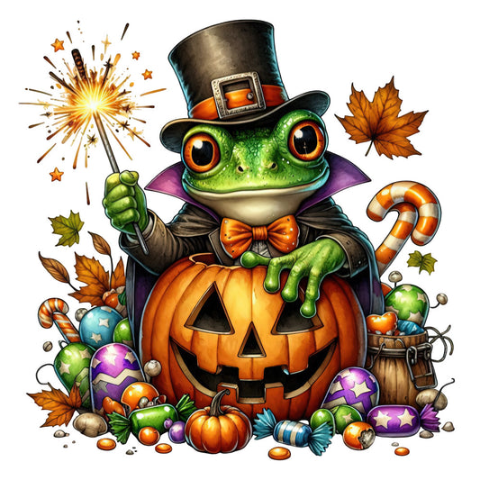 Halloween Wonder Animals Fabric Panel 126