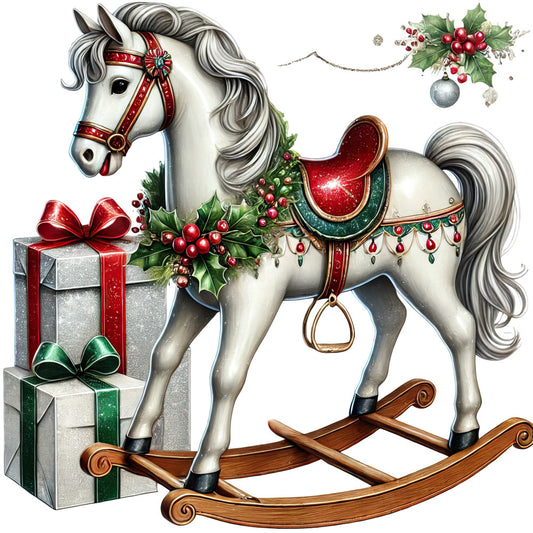 Christmas Toys Fabric Panel 16