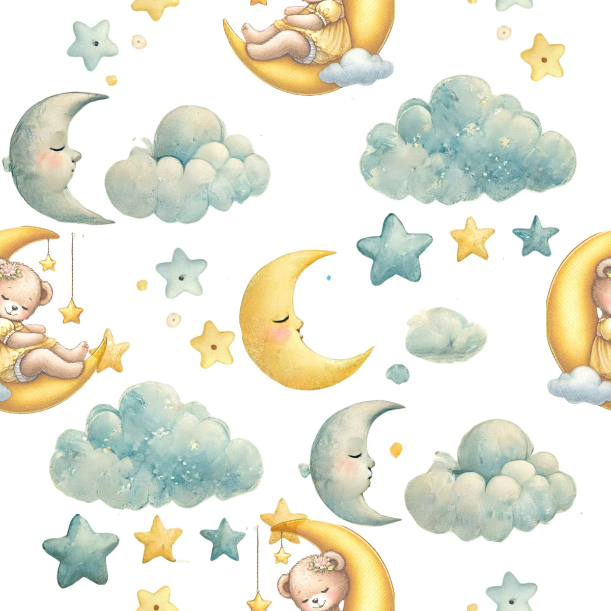 Sunshine Storybook Pattern 1 Minky Fabric