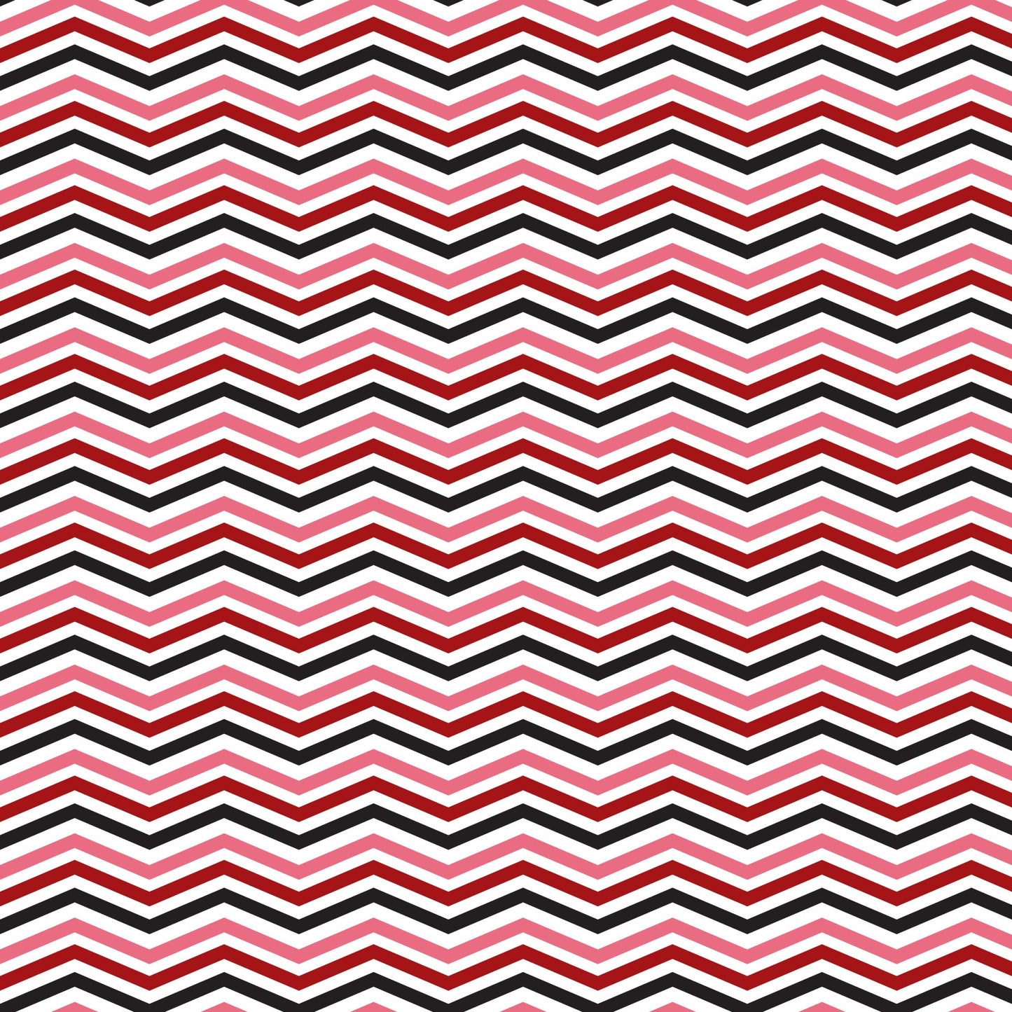 50s Black and Red Diner Pattern 1 Quilting Cotton Fabric