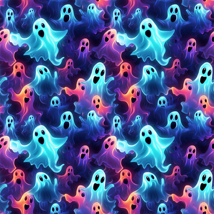 Scary Halloween Pattern 10 Quilting Cotton Fabric