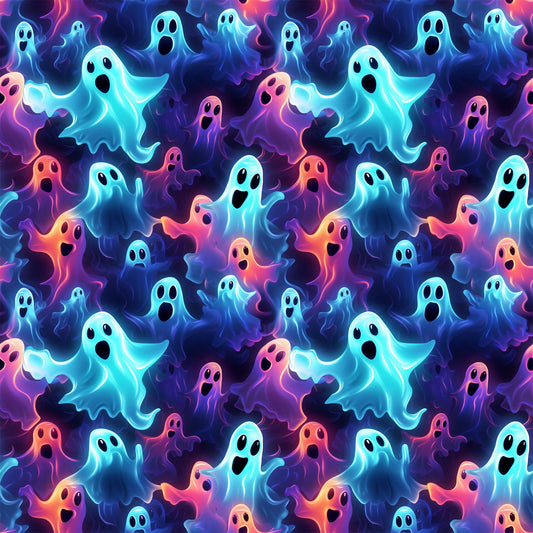 Scary Halloween Pattern 10 Quilting Cotton Fabric
