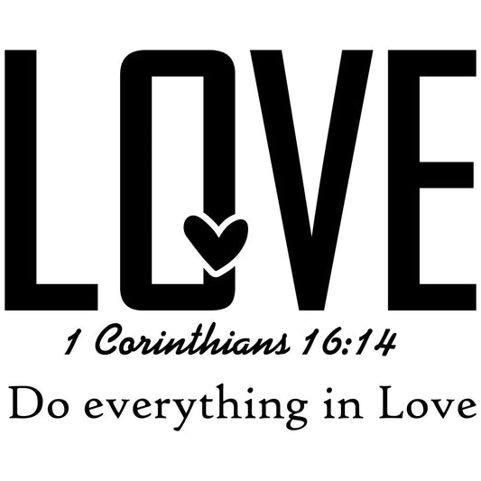 black, white, love, heart, biblical, scripture, 1 corinthians, religious, christian, fabric panel, quilting, cotton, inspirational, spiritual, text design, monochrome, faith, devotional, craft fabric, sewing panel