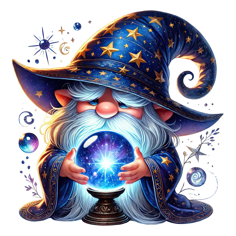 Wizard Gnomes Fabric Panel 3