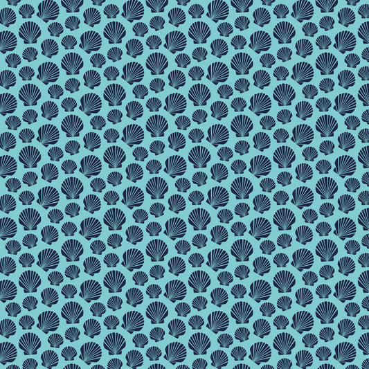 Maritime Blues Pattern 10 Minky Fabric