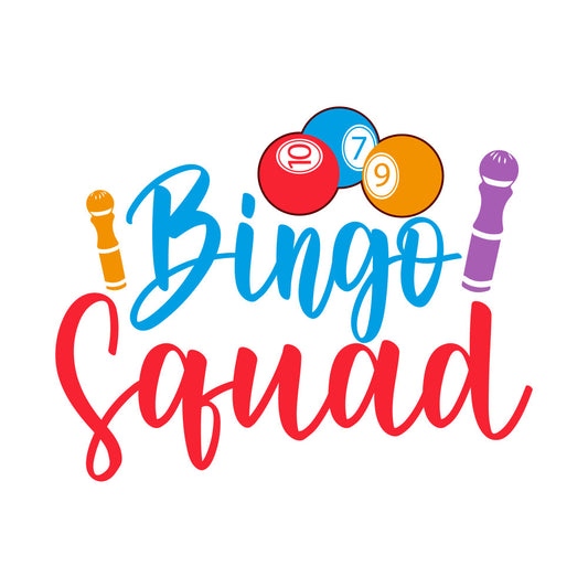 Eat Sleep Bingo Fabric Panel 7