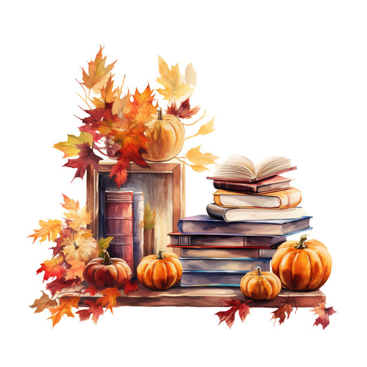 Cozy Autumn Fabric Panel 48