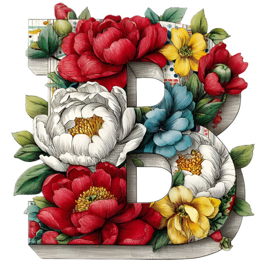 Wedding Alphabet Fabric Panel 18