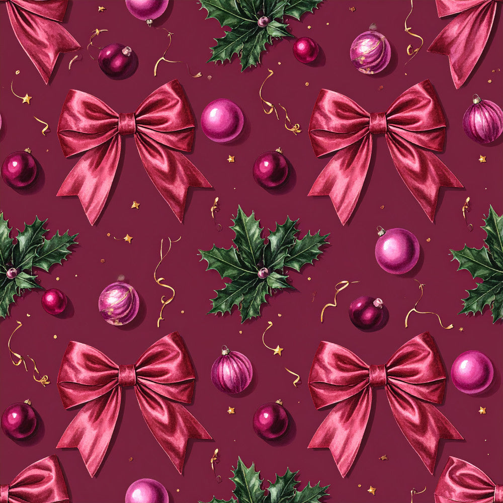 Velvet Noel Garden Pattern 10 Minky Fabric