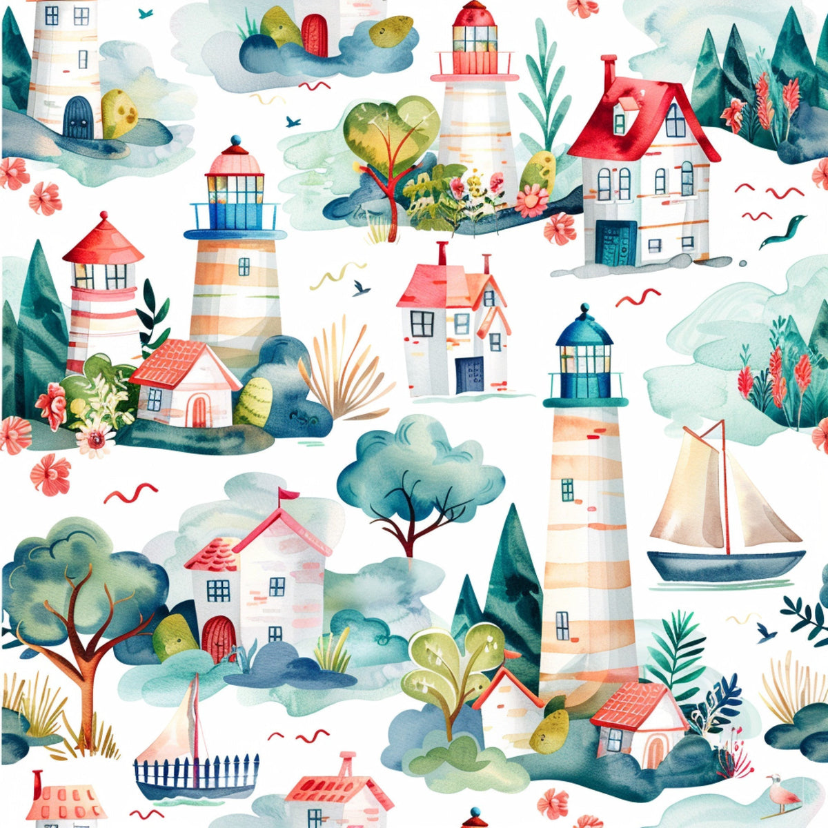 Blossom Beacon Isles Pattern 12 Minky Fabric