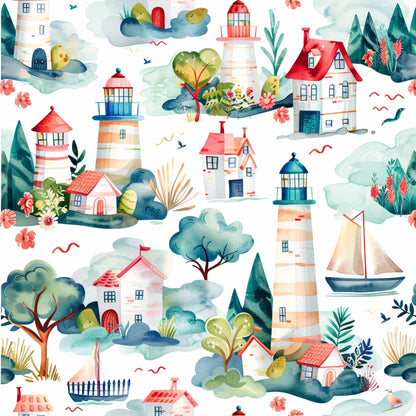 Blossom Beacon Isles Pattern 12 Minky Fabric