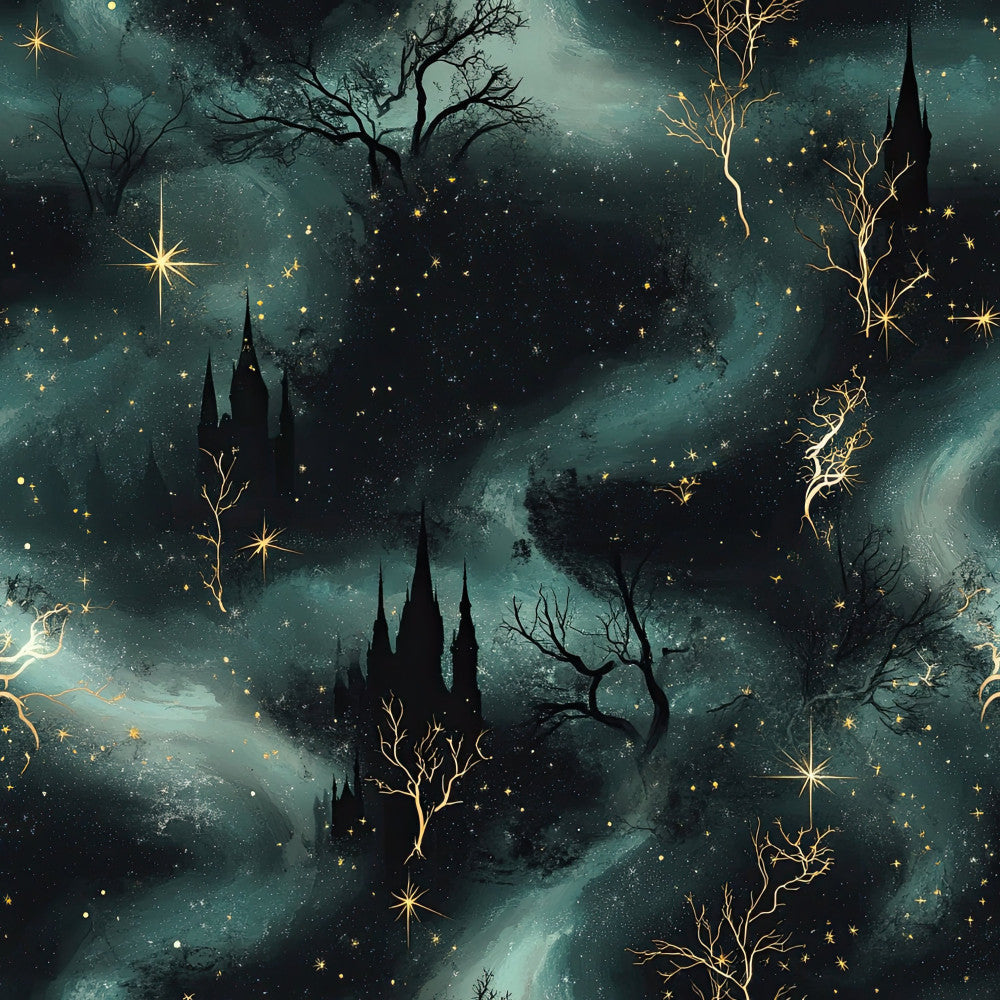 Gothic Fairytale Pattern 54 Minky Fabric