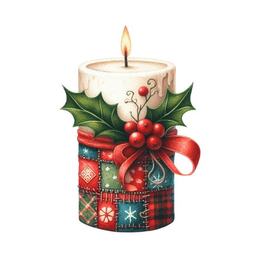Christmas Patchwork Fabric Panel 8