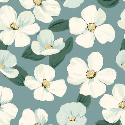 Painted Blossoms Pattern 3 Minky Fabric