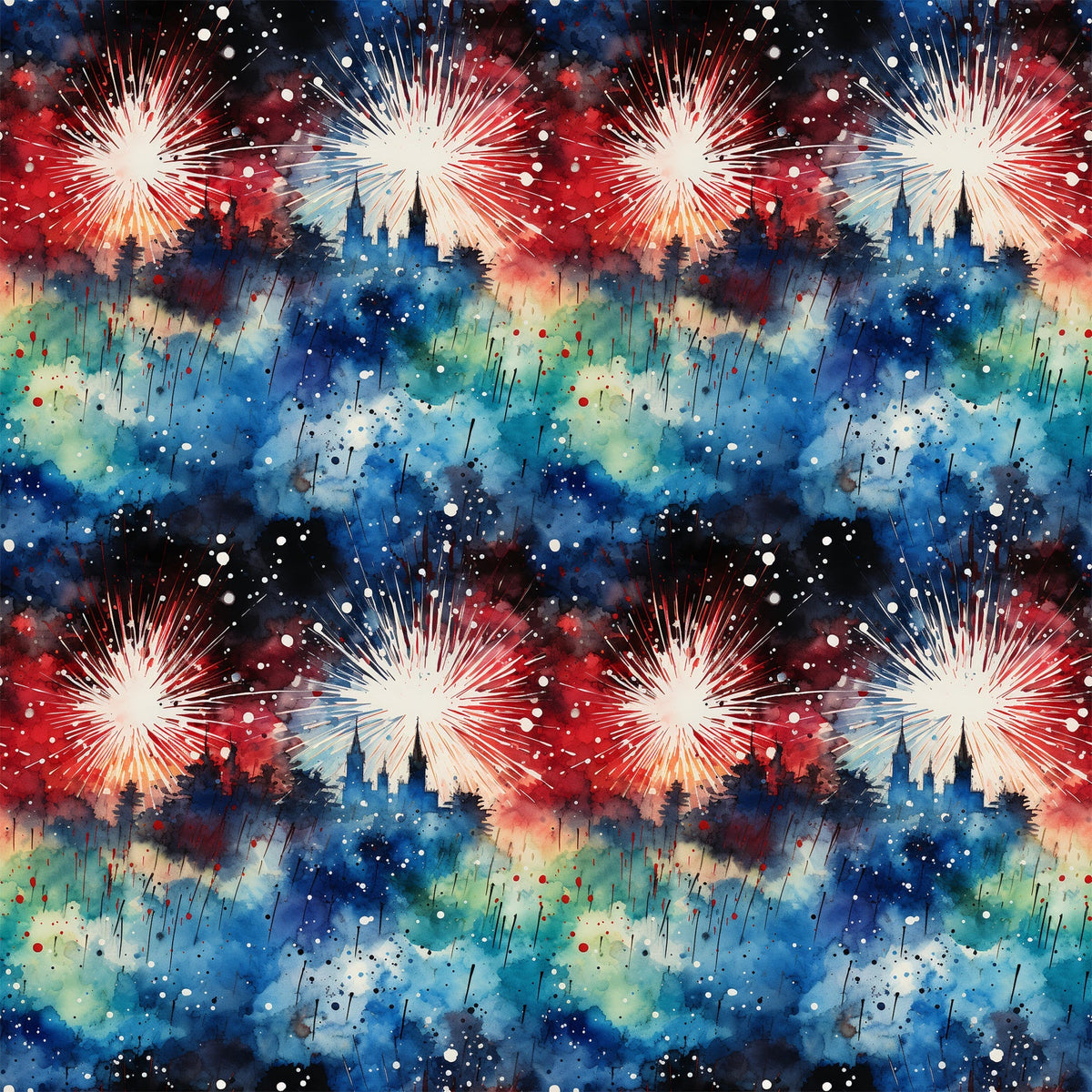 Liberty Skies Pattern 11 Minky Fabric