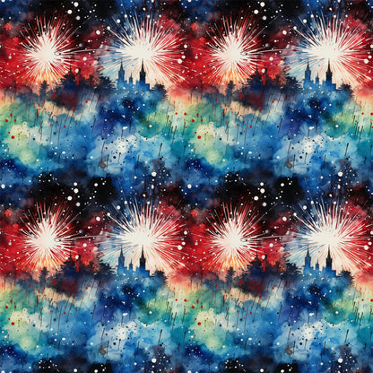 Liberty Skies Pattern 11 Minky Fabric
