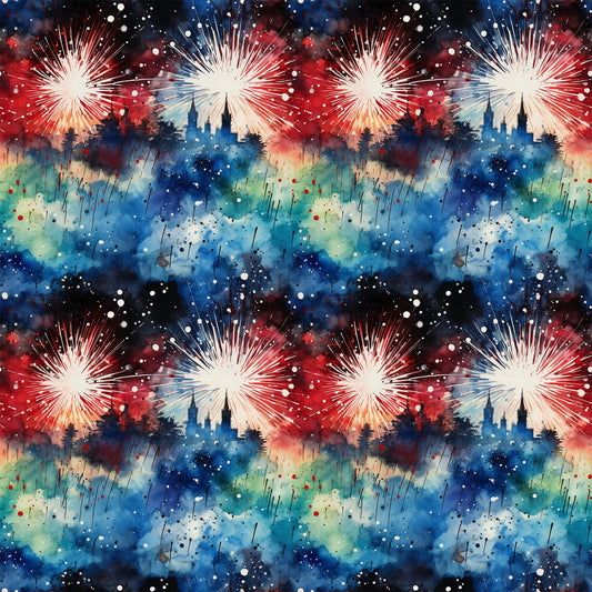 Liberty Skies Pattern 11 Minky Fabric
