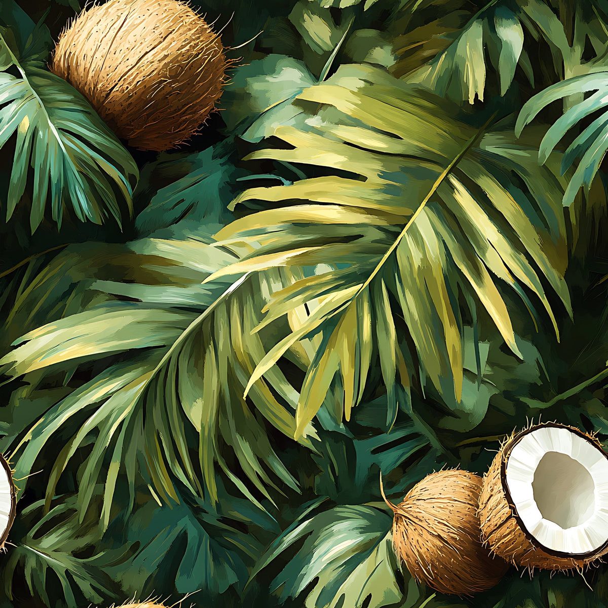 Palm Grove Pattern 8 Minky Fabric