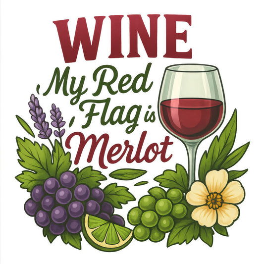 wine glass, red wine, purple grapes, green grapes, burgundy text, forest green, lime slice, yellow flower, lavender sprigs, botanical elements, drinking theme, alcohol motif, fabric panel, quilting cotton, vineyard design, fruit cluster, wine lover, beverage art, botanical illustration, craft panel
